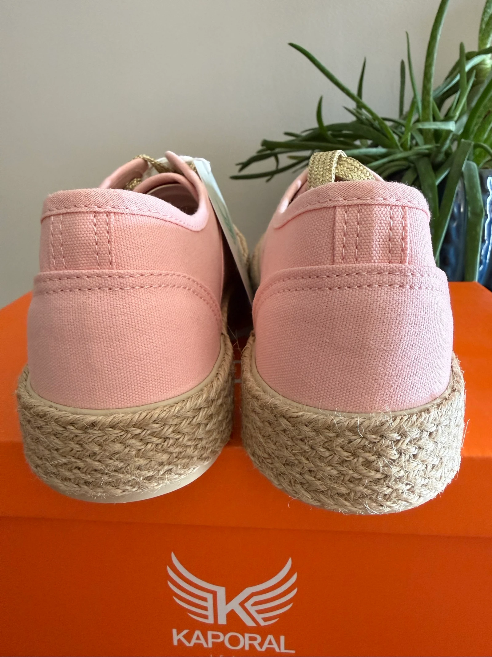 Sneakers Kaporal Biorgaty Dames 37 Roze Nude – Nieuw met doos – Espadrilles Canvas – photo 5